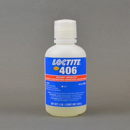 漢高樂泰 Prism406表面不敏感瞬間粘合劑 透明 1磅 瓶裝